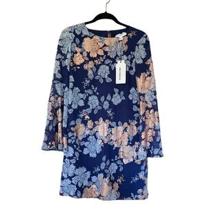 NWT! Highline‎ Collective Navy/Marine Royale Floral Dress | Women’s Size 4